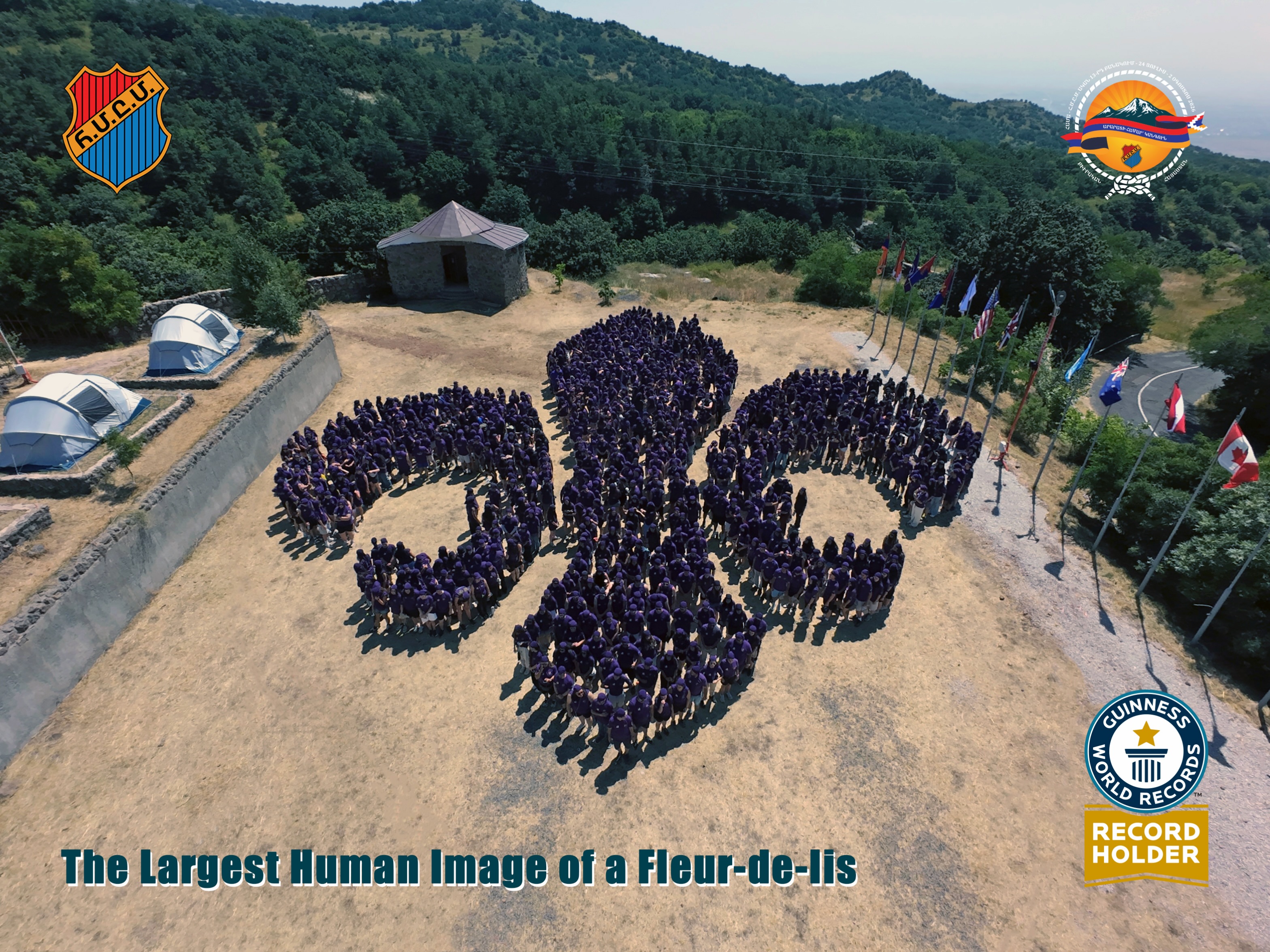 Guinness World Record - The Largest Human Image of a Fluer-de-lis ⚜️ 
-
-
#phj2026