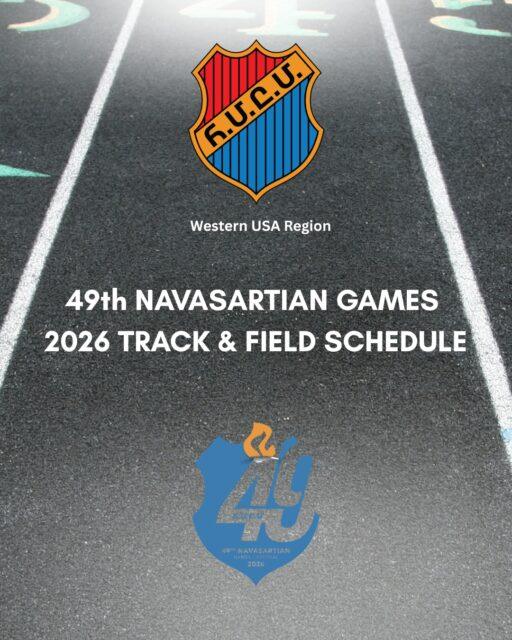2026 TRACK SCHEDULE 🏃